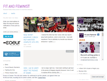 Tablet Screenshot of fitandfeminist.com